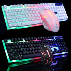 $Combo Gamer Alámbrico Teclado y Mouse Retroiluminado 🎮🔥 ¡Paga al Recibir!