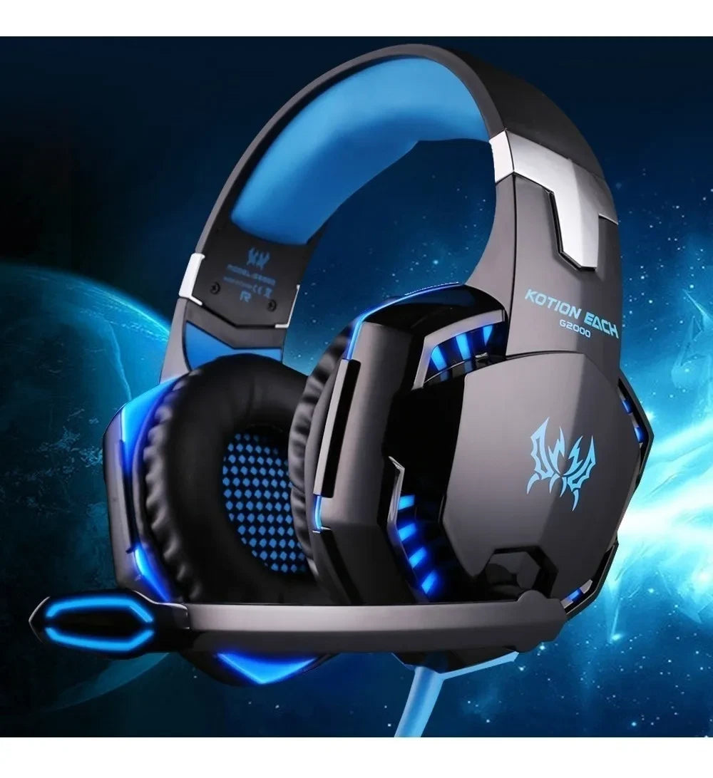 $Diadema Gamer G9000 con Micrófono Sonido Épico 🎧🎮 ¡Paga al Recibir!