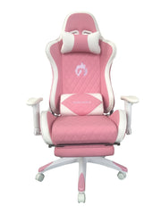 $Silla Gamer Waifu Blanca Rosa Profesional 170° 🪑🌸 ¡Paga al Recibir!